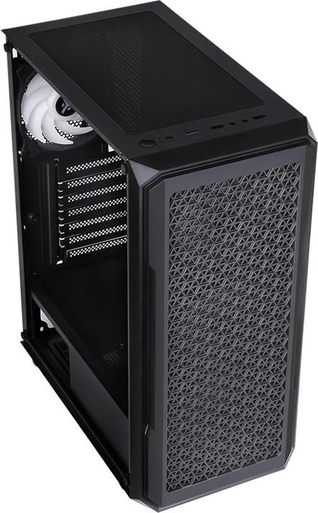 Produktbild Itek ITGCAST33B Computergehäuse Midi Tower Schwarz (mATX, ATX, ITX)