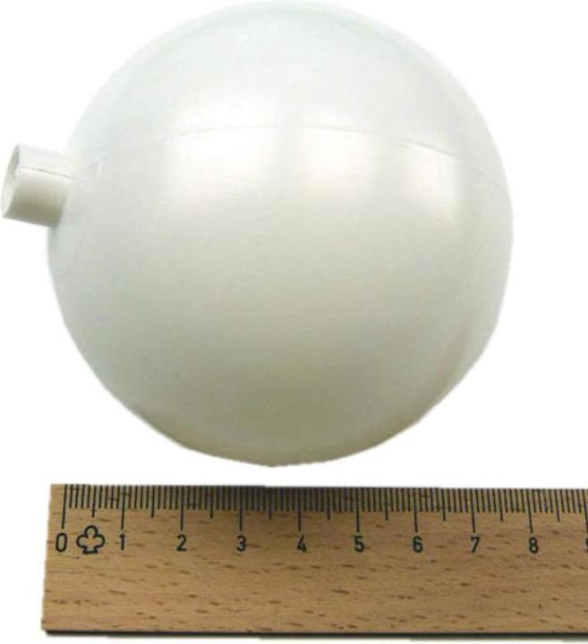 Immagine prodotto trendmarkt24 Palline di plastica bianche da 7 cm, 3 pezzi Palla da giardino Palla decorativa da disegnare