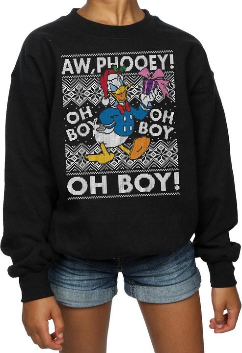 Immagine prodotto Disney Donald Duck Christmas Fair Isle Felpa Ragazze (128)