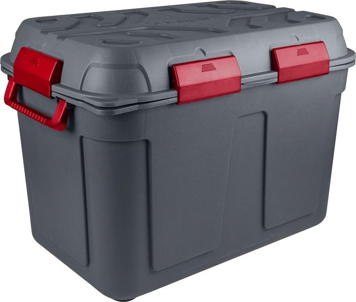Actual product image Sunware Q-line waterproof storage box 160L anthracite red (160 l)