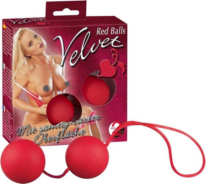 Immagine prodotto You2Toys Palline di velluto rosse
