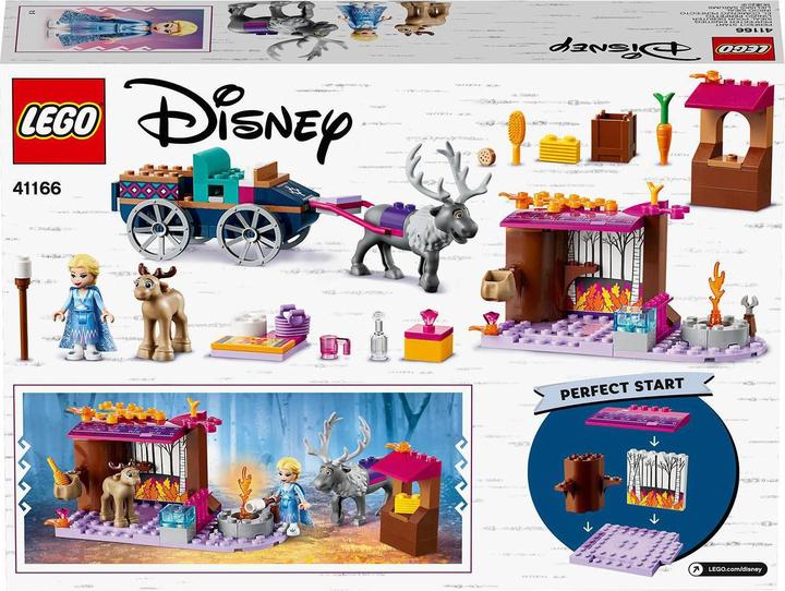 Actual product image LEGO Elsa and the Reindeer Carriage (41166, LEGO Disney)