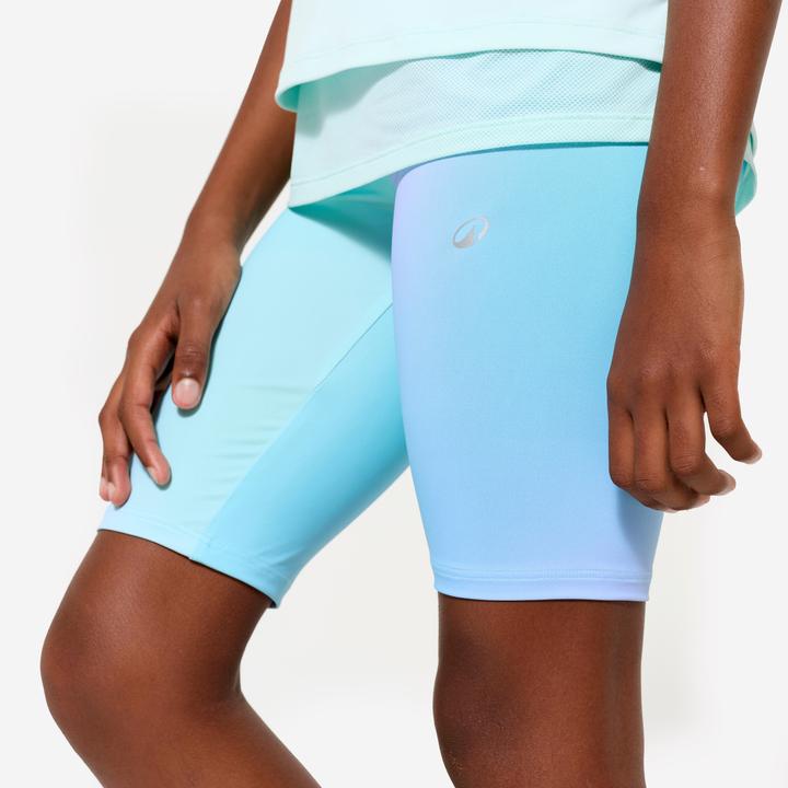 Produktbild Decathlon Radlerhose Kinder dehnbar und atmungsaktiv - Print (6, 7, 8)
