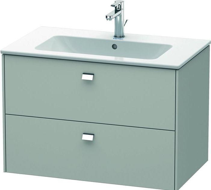 Produktbild Duravit Waschtischunterbau BRIOSO Griffe chr 553x820x479mm betongrau matt (82 x 55.5 x 48 cm)