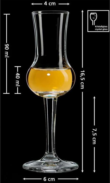 Image du produit Ritzenhoff & Breker Mambo Grappagläser (0.90 dl, 4 x, Verres à liqueur + verres à grappa)
