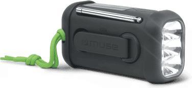 Produktbild Muse Portable Solar Radio with Crank & Flashlight (FM, Bluetooth, NFC)