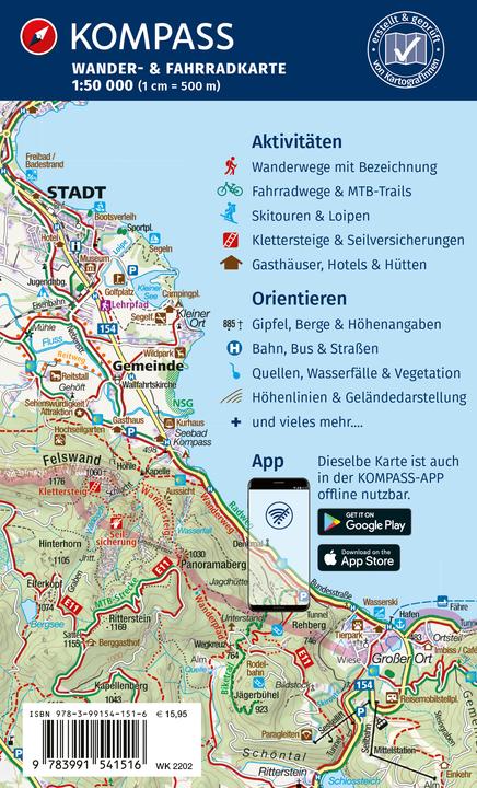 Actual product image Hiking map set 2202 Luxembourg (2 maps) 1:50,000