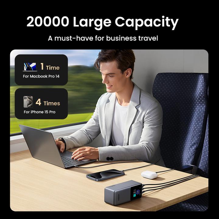 Produktbild Ugreen Nexode (20000 mAh, 130 W, 72 Wh)
