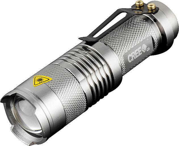 Produktbild JTI LED-Taschenlampe CREE Ultrafire - Grau (13.40 cm, 300 lm)