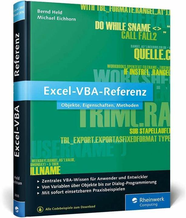 Image du produit Excel-VBA-Referenz - Objekte, Eigenschaften, Methoden (Allemand, Bernd Hero, 2015)
