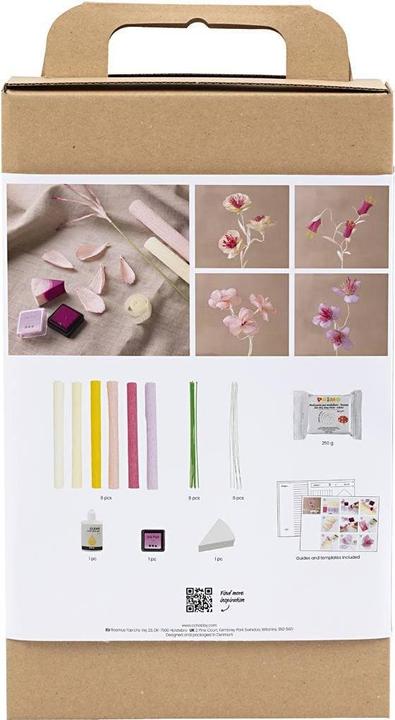 Produktbild Creativ Company Craft Kit - Crepe Paper - Flower Pastel colours (977666)