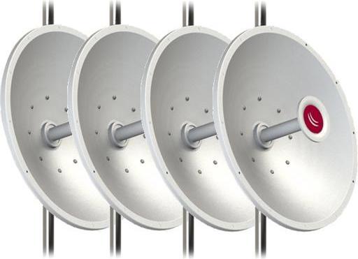 Immagine prodotto MikroTik MTAD-5G-30D3 Antenna a disco a montaggio standard 4-Pack - WLAN - 30 dB (WiFi)