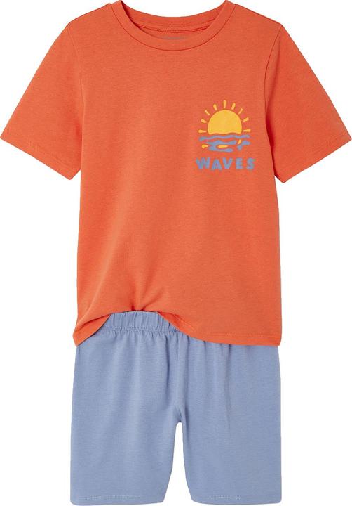 Actual product image Vertbaudet 3er-Pack Jungen Sommer-Schlafanzüge mit Surfer-Prints und Recycling-Baumwolle (140)