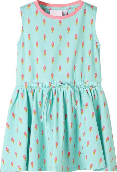 Image du produit VidaXL Robe pour enfant avec cordon de serrage Vert menthe clair 128,Matériel (128)