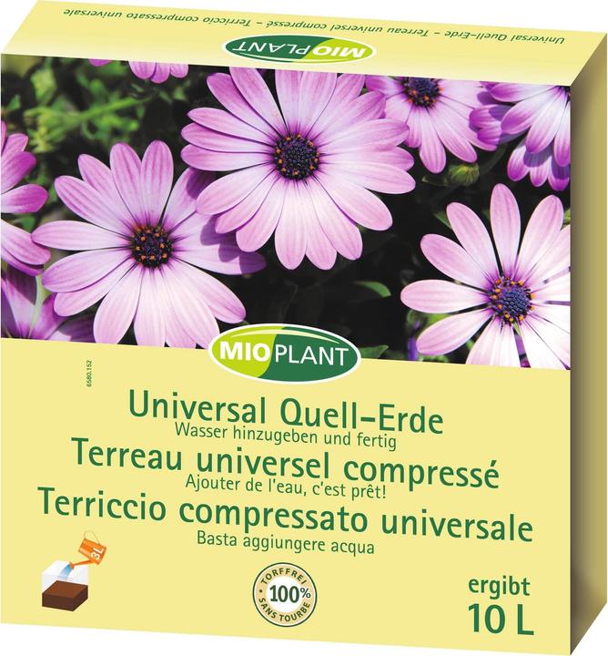 Mioplant Universal Quell-Erde (10 l, Erde ohne Torf)