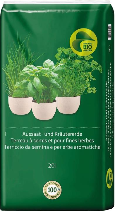 Produktbild Migros-Bio Garden Aussaat- und Kräutererde (20 l)