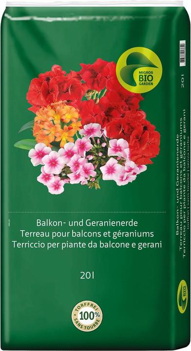 Produktbild Migros-Bio Garden Balkon- und Geranienerde (20 l, Erde ohne Torf)