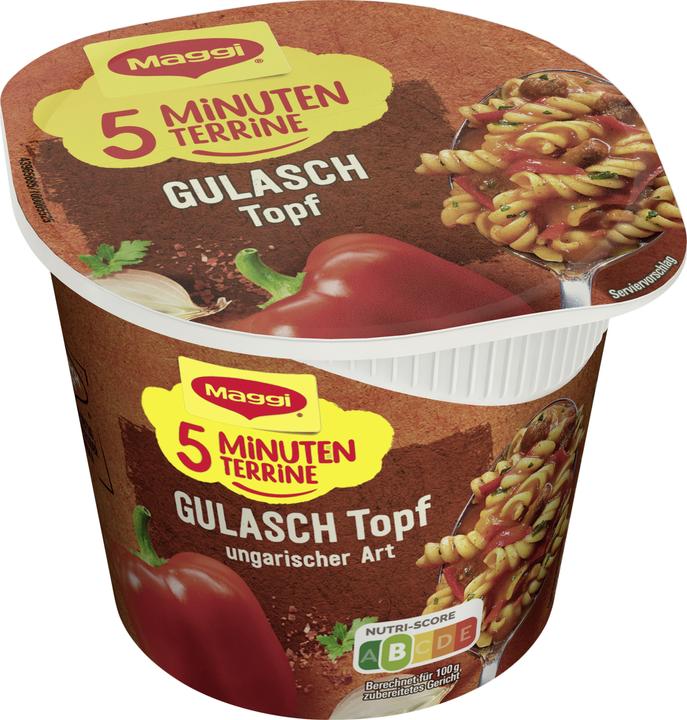 Produktbild Maggi 5 MINUTEN TERRINE Gulasch Topf (57 g)