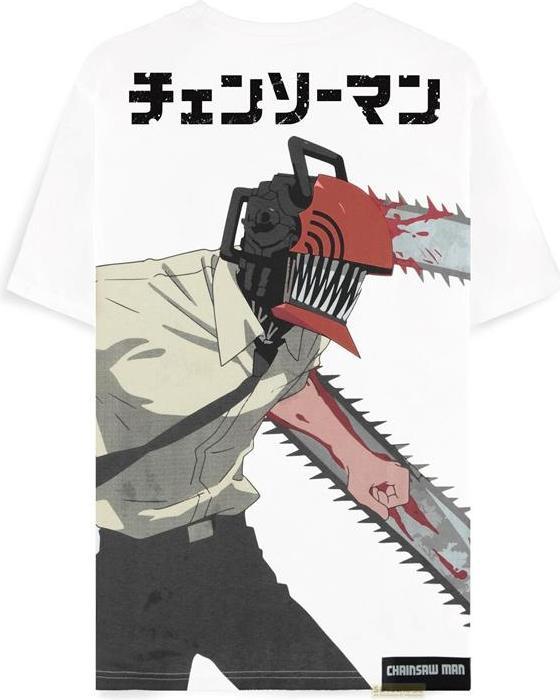 Difuzed Chainsaw Man - Outlined Men's Short Sleeved T-shirt - 2XL (XXL)