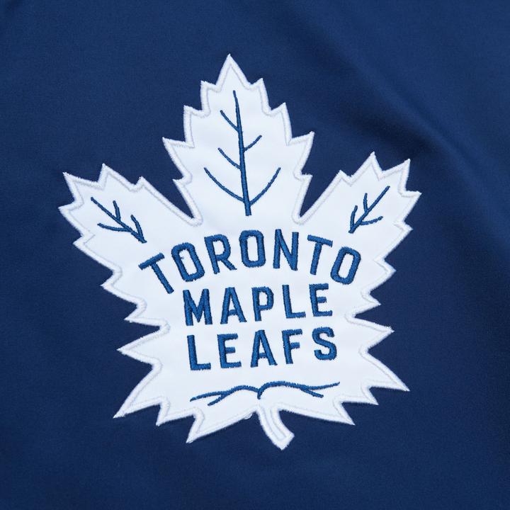 Actual product image Mitchell & Ness M&N Heavyweight Satin Veste NHL Toronto Maple Leafs (XXL)
