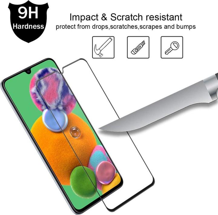 Immagine prodotto Screenguard Samsung Galaxy A90 5G Pellicola di vetro protettiva a schermo intero 2.5D 9H (1 Pezzo/i, Samsung Galaxy A90 5G)