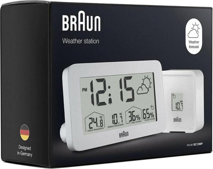 Immagine prodotto Braun Orologi BC13WP Stazione meteorologica radio DCF