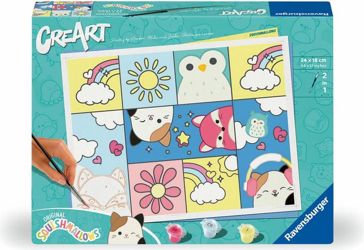 Ravensburger CreArt - Painting by numbers 23727 - Squishmallows - from 12 years