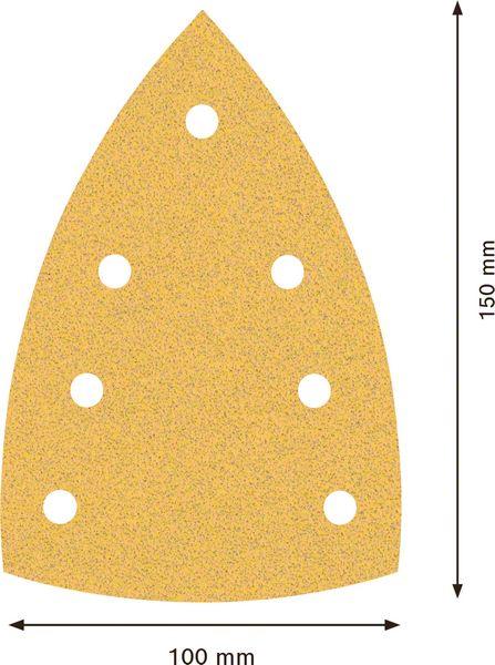Produktbild Bosch Professional Zubehör EXPERT C470 Schleifpapier, 100 x 150 mm, G 80, 50 Stück (G80)