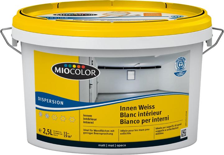 Miocolor Dispersione per interni (Bianco, 2.50 l)
