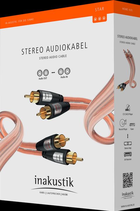 Produktbild Inakustik STAR Stereo-Cinch (5 m, Cinch)