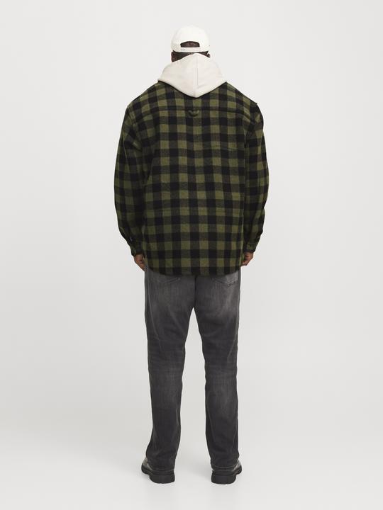 Actual product image Jack & Jones Plus loose fit overshirt Overshirt (6XL)