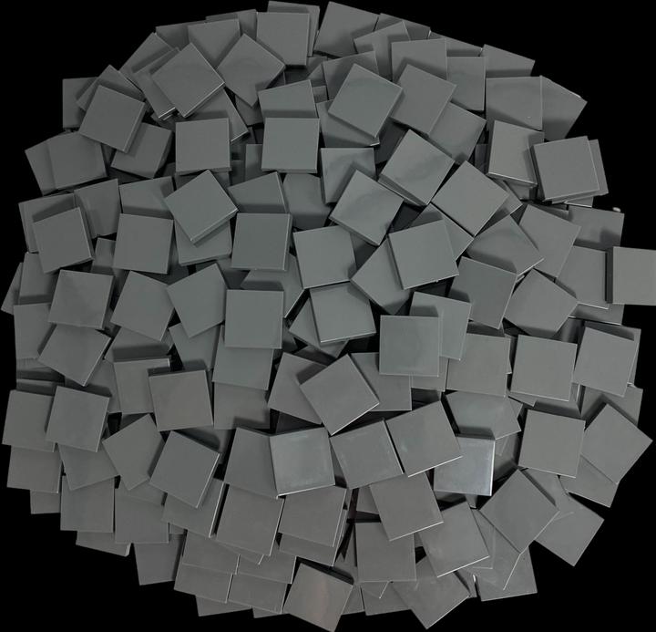 Image du produit LEGO 2x2 Tiles Dark Grey - 25 pièces - Tuile gris bleuté foncé 3068b (LEGO Accessoires)