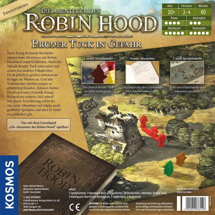 Actual product image Kosmos The adventures of Robin Hood - Brother Tuck in danger (German)