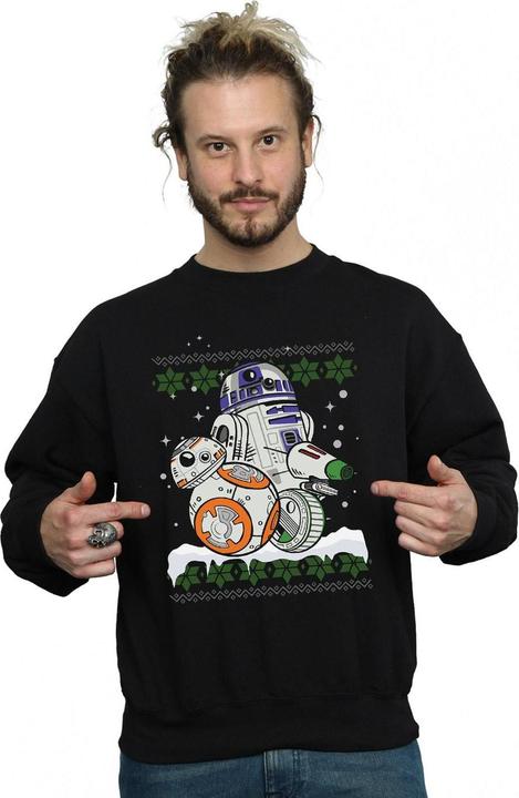 Immagine prodotto Star Wars The Rise Of Skywalker Rolling This Christmas Felpa Uomo (S)