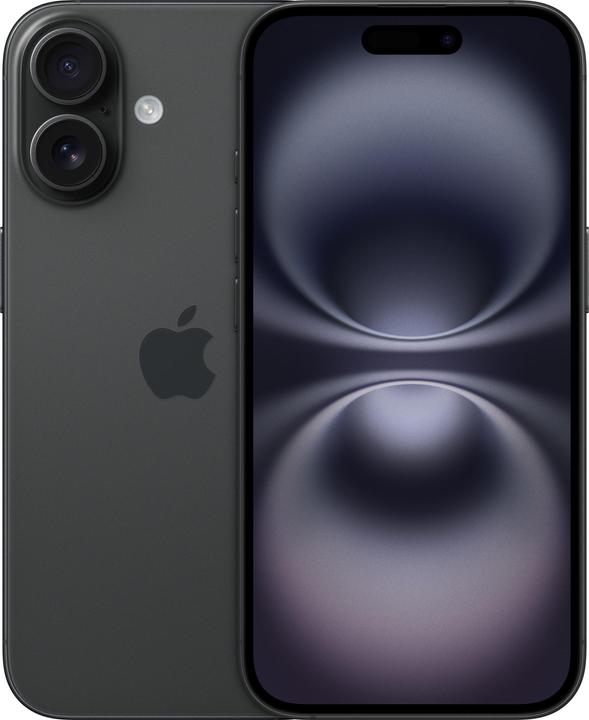Apple iPhone 16 (256Â GB, Black, 6.10", SIM + eSIM, 48Â Mpx, 5G)
