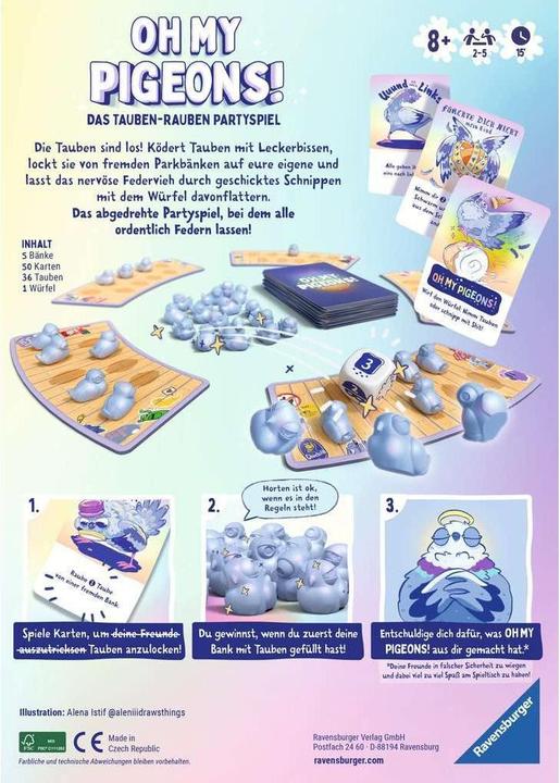 Produktbild Ravensburger Oh my Pigeons (Deutsch)