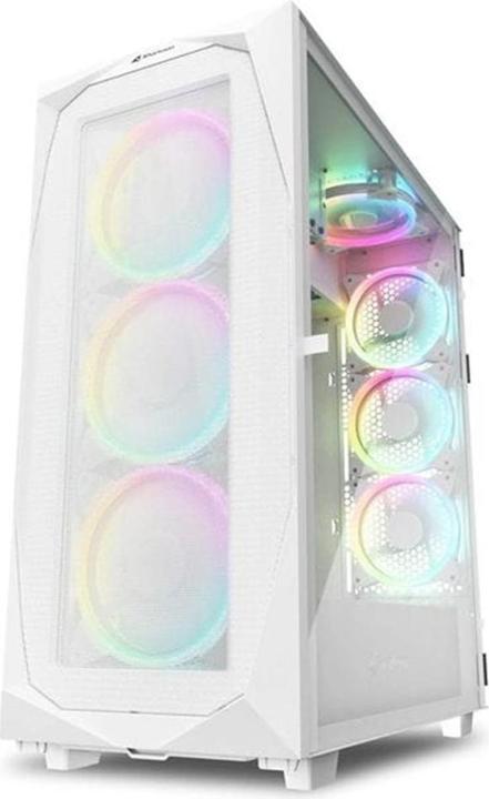 Produktbild Sharkoon REV300 RGB White (E-ATX, mATX, Mini-ITX, ATX)