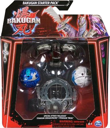 Produktbild Spin Master Bakugan - Special Attack Nillious, Titanium Dragonoid & Titanium Trox