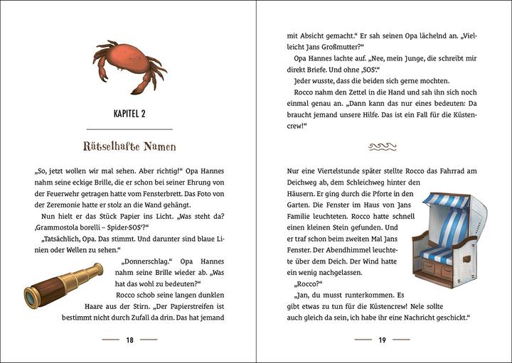 Actual product image Die Küstencrew (Band 2) - Die Spur der Schmuggler (German, Nathalie Kranich, Corner bandixen, Loewe children's books, 2022)