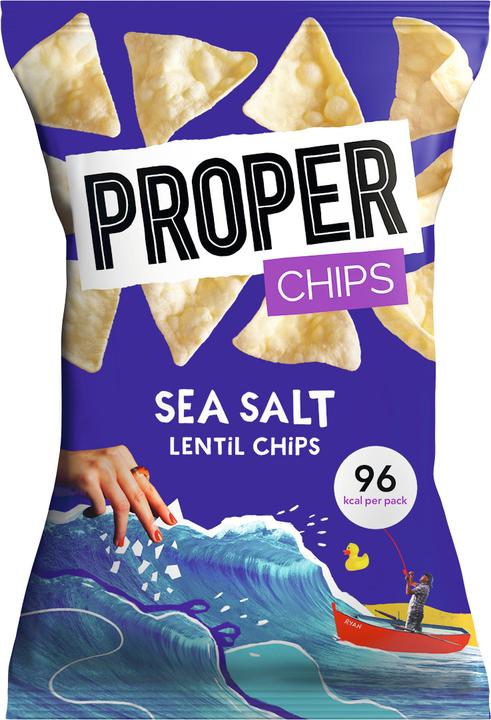 Propercorn PC Patatine di lenticchie al sale marino 20g (20 g)
