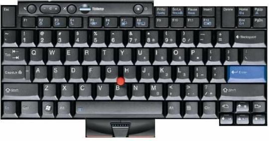 Actual product image IBM Thinkpad T410 German Keyboard