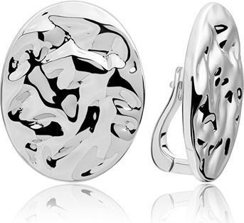 Produktbild Sparkling Jewels Sparkling - Oval silver earrings EAS26