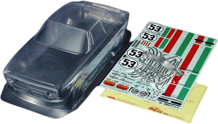 Actual product image Tamiya 1/10 RC Alfa Romeo Giulia Sprint GTA Body Parts Set