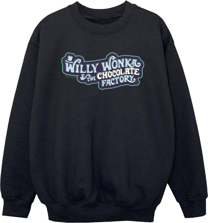 Willy Wonka & the Chocolate Factory Chocolate Factory Logo Sweatshirt Jungen