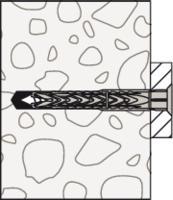Actual product image Fischer Dowel set (50 pcs.)