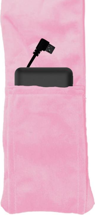 Actual product image Mad Monkey Heated scarf pink