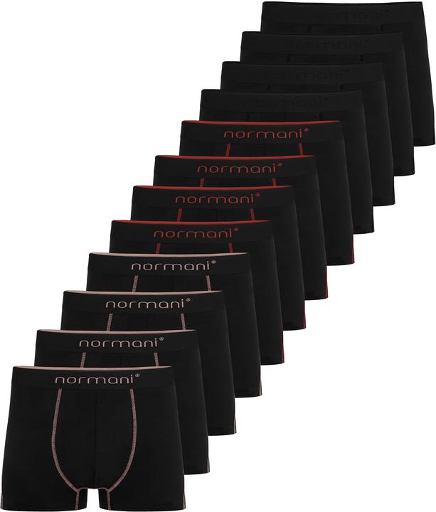 Normani 12 x Herren Baumwoll-Boxershorts