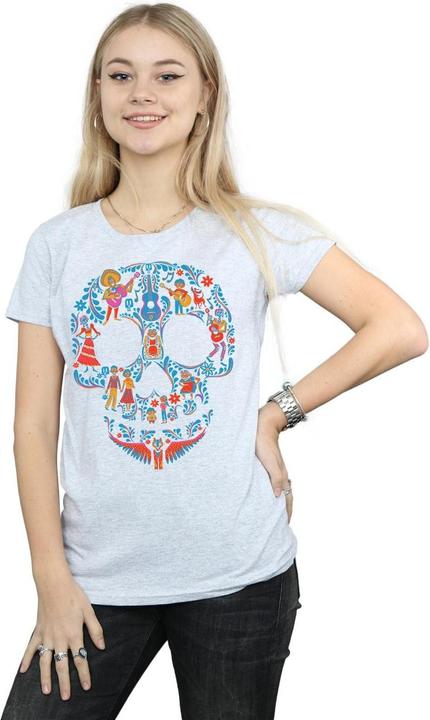 Actual product image La Maison du Coco Womens/Ladies Skull Cotton T-Shirt (S)