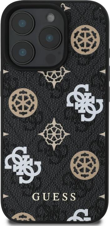 Produktbild Guess PU 4G Design Hard Case With Peony (Apple iPhone 16 Pro Max)
