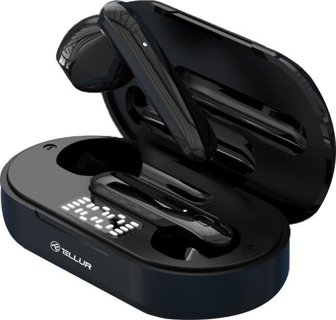 Tellur Flip True Wireless Kopfhörer schwarz (120 h, Kabellos)